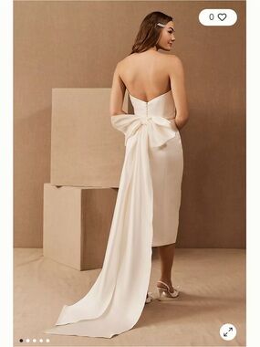 Amsale Willow Bow Dress